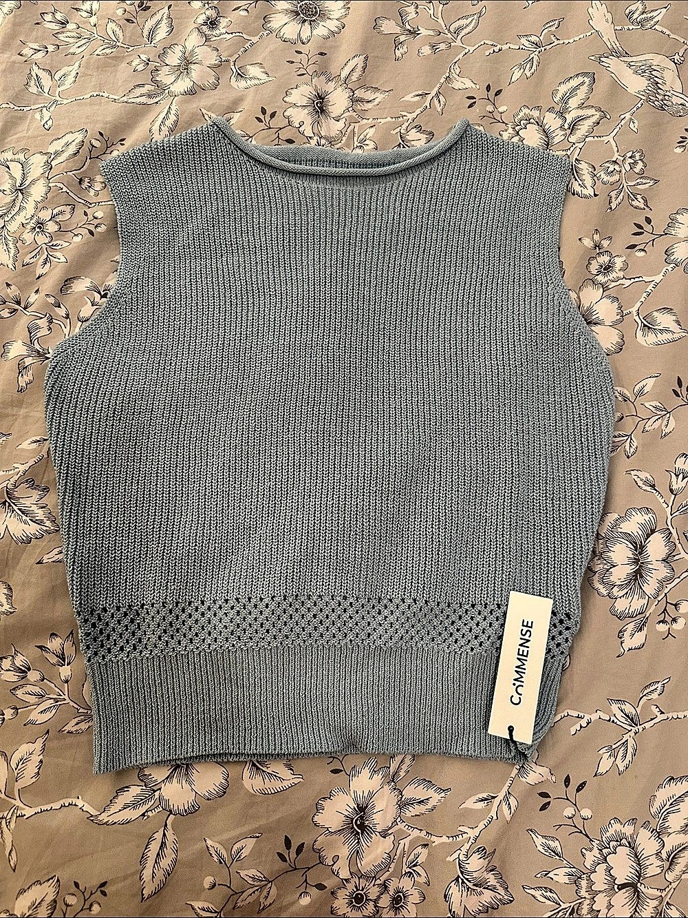 Knit Sleeveless Sweater Vest